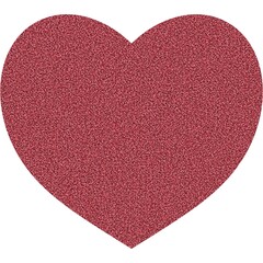 A large red–pink gradient heart with a soft grain texture on a black background. The heart shape appears smooth and modern, symbolizing love, affection, warmth