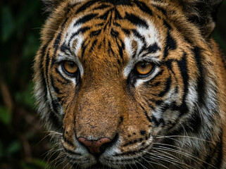 Fototapeta premium portrait of a bengal tiger
