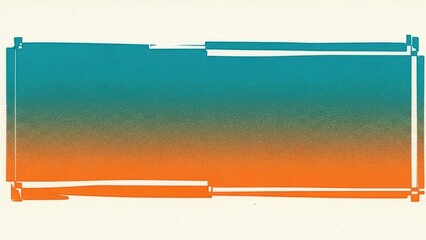 Vintage Gradient Halftone Texture Abstract Banner Frame Design