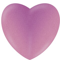 A large red–pink gradient heart with a soft grain texture on a black background. The heart shape appears smooth and modern, symbolizing love, affection, warmth