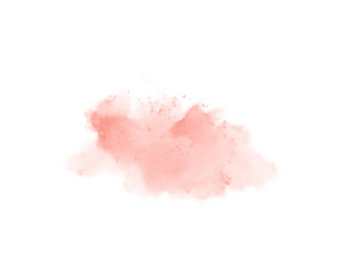 Blush pink watercolor stains Paint stroke hand drawn for illustration design, invitation and birthday .Abstract watercolor background.