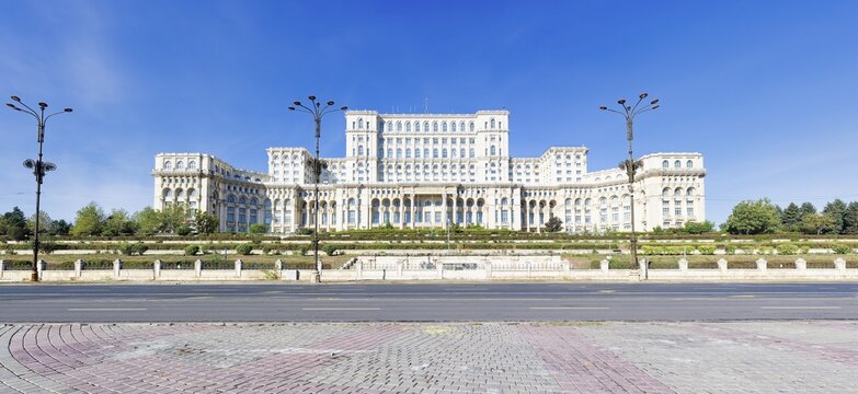 Former palace of Ceausescu now Palace of the Parliament, Bucharest, Romania