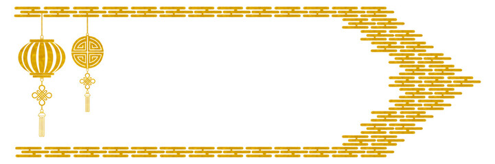 golden lantern for background for Chinese New Year.eps