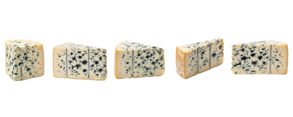 Blue Cheese set on transparent background - No Background
