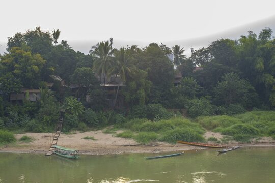 Banks of the Kam Khan River, Luang Prabang, Laos