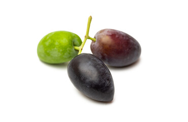 Fresh olives isolated