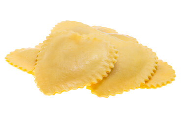 Italian ravioli isolated