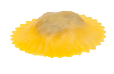 Italian ravioli isolated