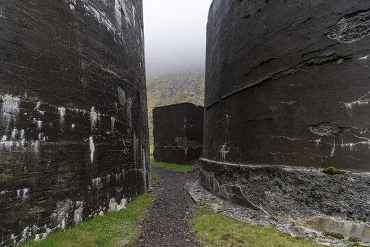 Abandoned herring factory Dj&uacute;pav&iacute;k, Reykjarfj&ouml;r&eth;ur, Strandir, &Aacute;rnes, Westfjords, Iceland