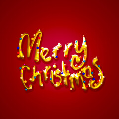 3D style background for your holiday poster design