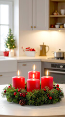 Adventskranz, Advent, Weihnachten 