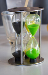 Multi Colored Triple Hourglass Timer