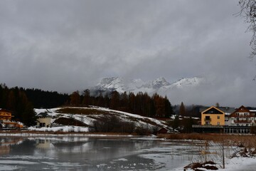 Beautiful landscape around Seefeld on Tirol