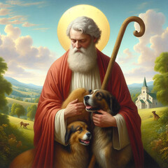 Ilustra&ccedil;&atilde;o de S&atilde;o L&aacute;zaro