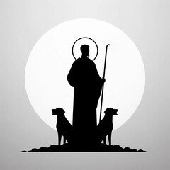 Ilustra&ccedil;&atilde;o de S&atilde;o L&aacute;zaro