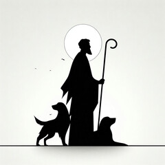 Ilustra&ccedil;&atilde;o de S&atilde;o L&aacute;zaro