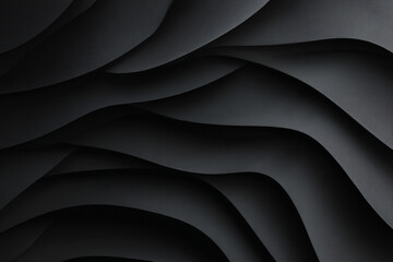 Dark abstract curved surfaces with subtle texture and shadow