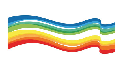 Colorful Wave: A vibrant spectrum of hues in a flowing wave design, representing diversity and harmony, this image encapsulates the essence of a dynamic and inclusive visual expression. 