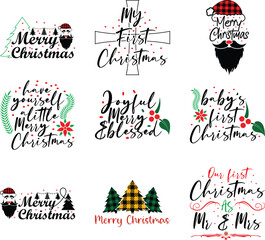 Christmas EPS, Vector Images black and White 