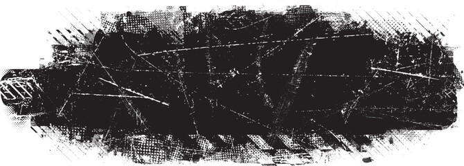 Grunge textured banner with rough edges. Scratched texture. Overlay grunge texture . Simply place texture over any object to create grunge effect . Banner with scratched surface for your design