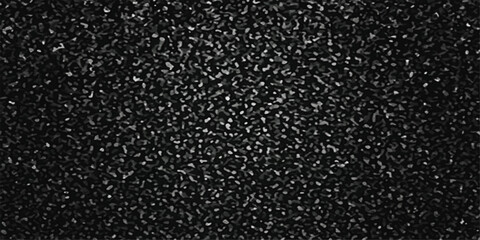 Dark abstract asphalt texture background with pattern of glistening rain drops on a rough black surface. Dark macro closeup of rough black asphalt road stone surface. rough bitumen pattern, metallic