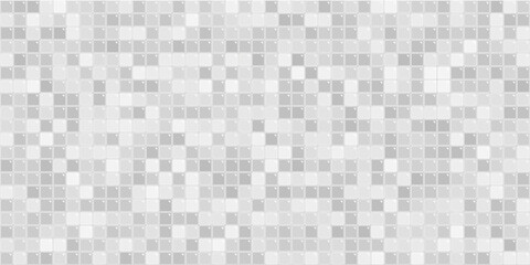 Black random cells with corners grid texture on white background. FUI science grid backdrop. Math or technological notebook blank sheet.