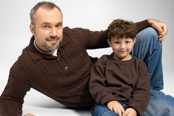 Bonding moments between a father and son create lasting memories of joy and love