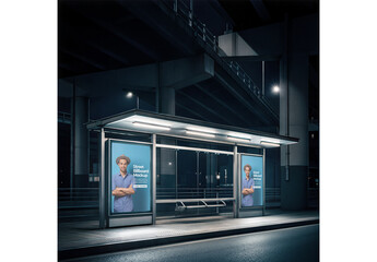Bus Stop Mockup
