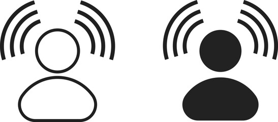 Influencer Icon Set. Social Media Marketing and Content Creator Symbols 