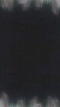 retro vintage glitch effect background, animation for vertical mobile video