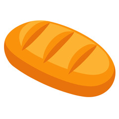 Loaf of bread vector illustration