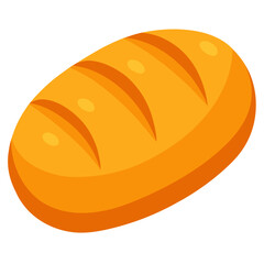 Loaf of bread vector illustration