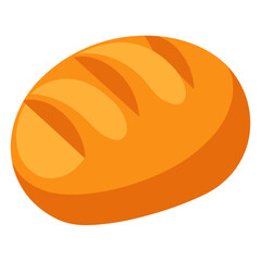 Loaf of bread vector illustration
