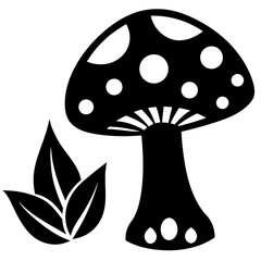 Mushroom and toadstool vector illustration