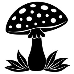 Mushroom and toadstool vector illustration
