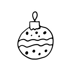 Christmas Bauble Ornament Doodle