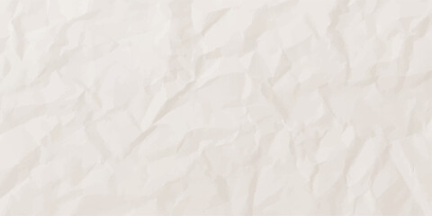 Wrinkled, crumpled white paper texture for an old vintage page pattern and blank sheet design. White creased crumpled paper sheet texture can be use as background. Ragged White Paper, white waxed pack