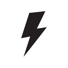 lightning bolt icon .vector eps 10