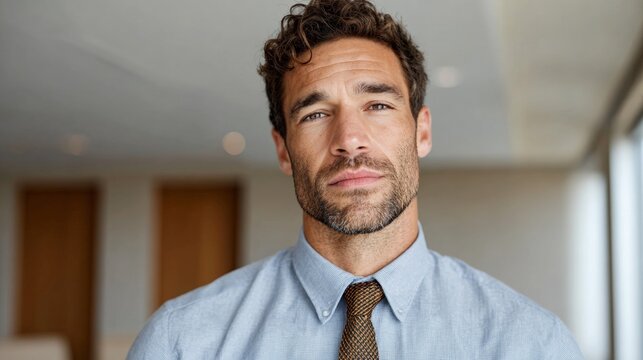 Man with beard and mustache.