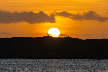 Sunset over Djeu, Boa Vista, Cape Verde