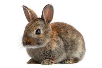 Obraz premium Rock rabbit resting illustration isolated on transparent background