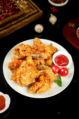 Crispy Fried Chicken Thighs with Traditional Chinese Seasonings