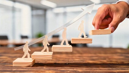 An inspirational coaching concept image showcasing a mentor giving personal growth and development guidance, with a focus on career advancement, skill improvement, and achieving life goals