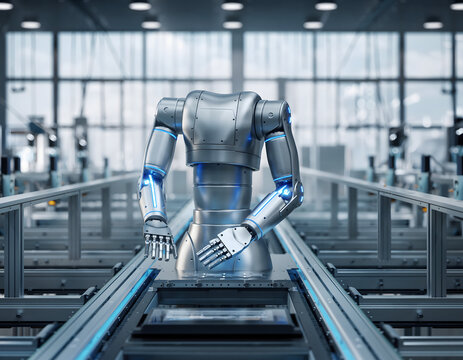 roboter in der fabrik