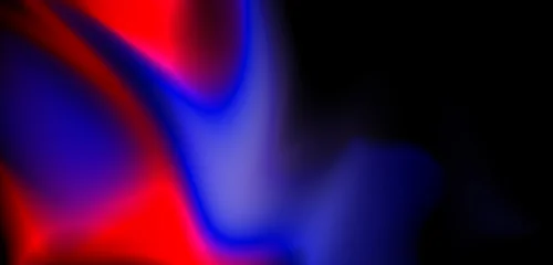 Wandcirkels plexiglas Fractal waves Dark blue digital abstract background with ultraviolet neon glow, blurry light lines, waves  © kastanka