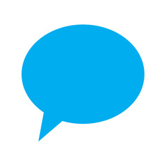 Speech bubble. Line blank chat message notification icon vector popup. Flat outline design element for conversation interfaces, social media, business websites, and mobile applications. EPS 10.
