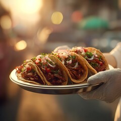 gourmet Street food Tacos