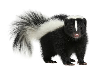 Fototapeta premium Baby skunk isolated on transparent background