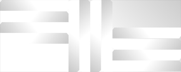 Abstract white Geometric banner design background.
