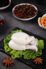 Fresh Baby Cuttlefish - Gutted Skinless for Cooking and Dietary Use